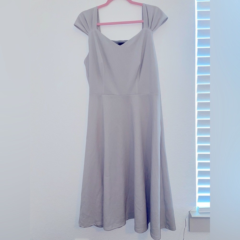 DressTells Vintage style Off white/Light grey Bridal Dress Size XXXL